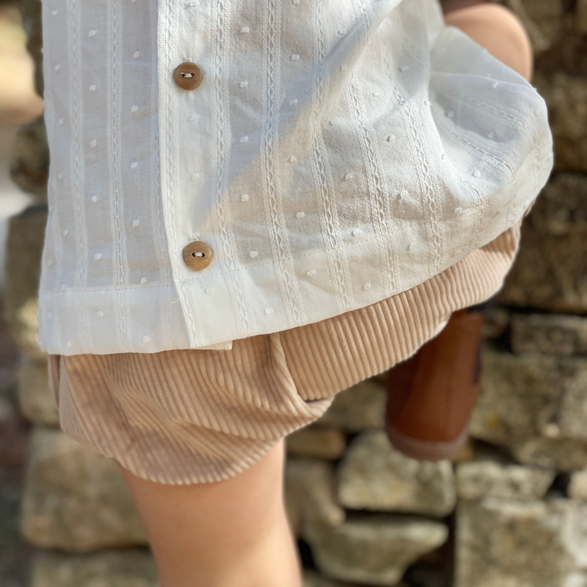 Bloomer ASTER velours côtelé beige