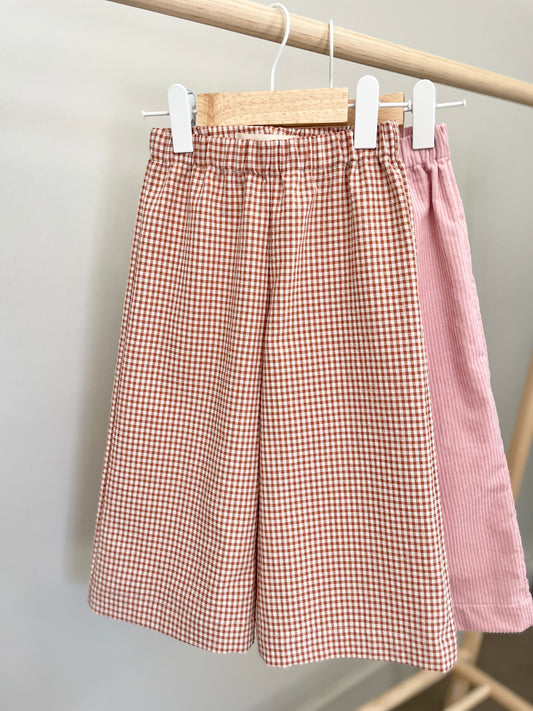 Pantalon BALSAM vichy noisette