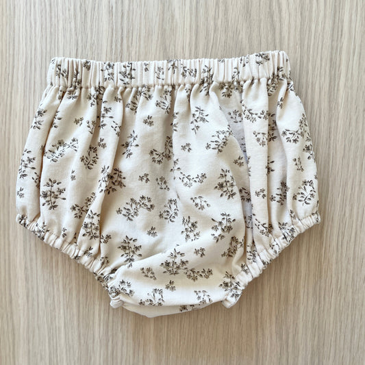 Bloomer ASTER sergé de coton beige feuillage